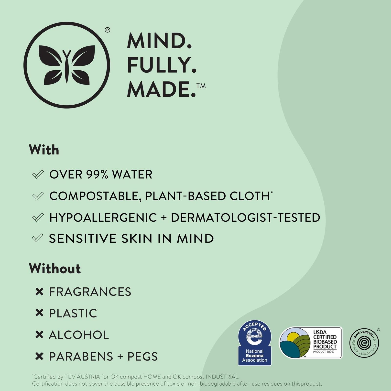 8 Pack The Honest Company Clean Conscious Unscented Wipes 576 Count