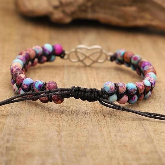 BTZY for Granddaughter for You are Always in Mine Beads“ Bracelet, Natural