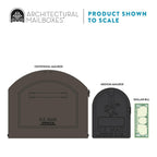 Size XL Architectural Mailboxes Centennial Mailbox Post Rubbed Bronze
