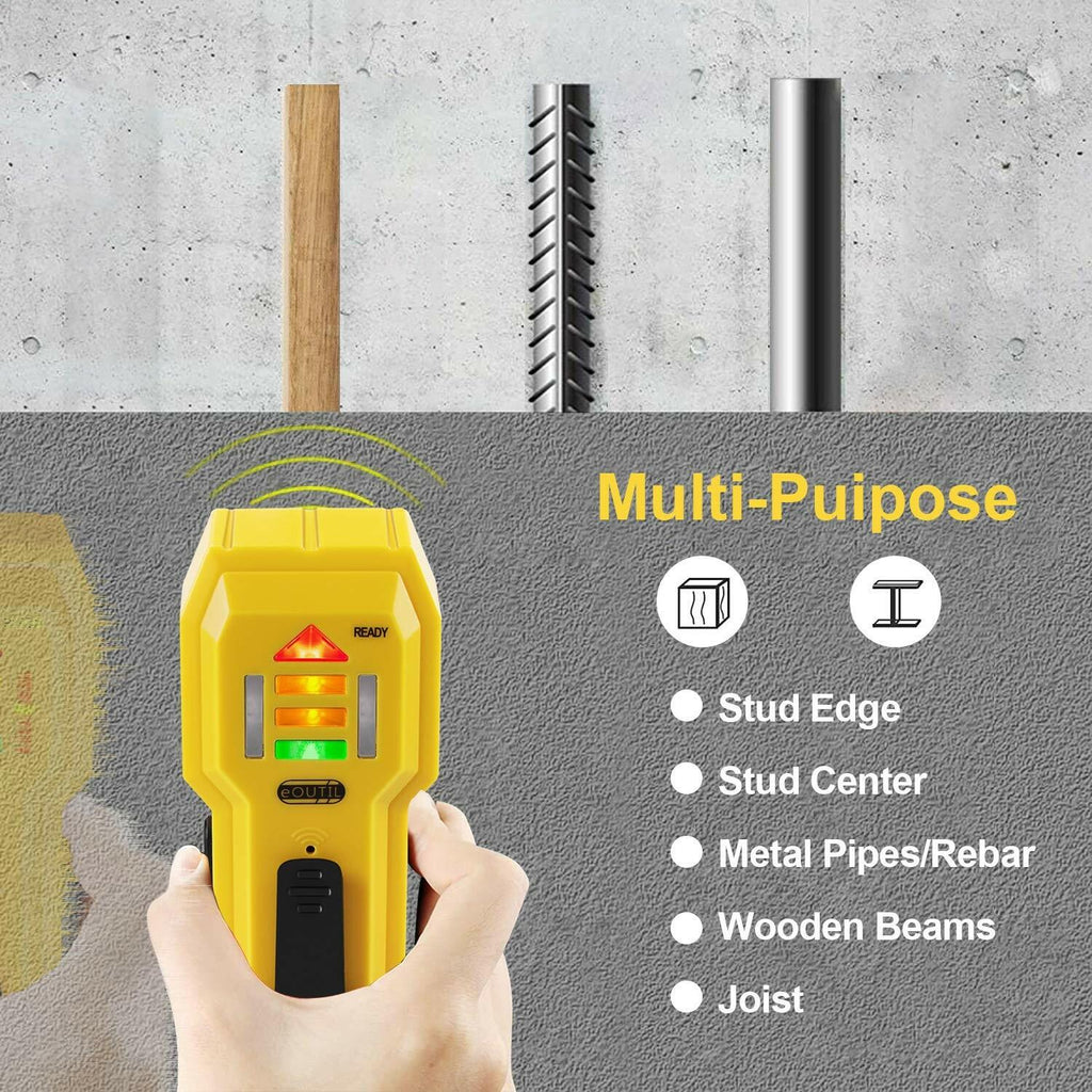 Stud Finder Wall Scanner Wood and Metal Detector Sensor for 3/4 inch Thickness