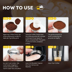Stainless Steel Reusable Coffee Capsule, Metal Refillable Coffee Pod Brewing