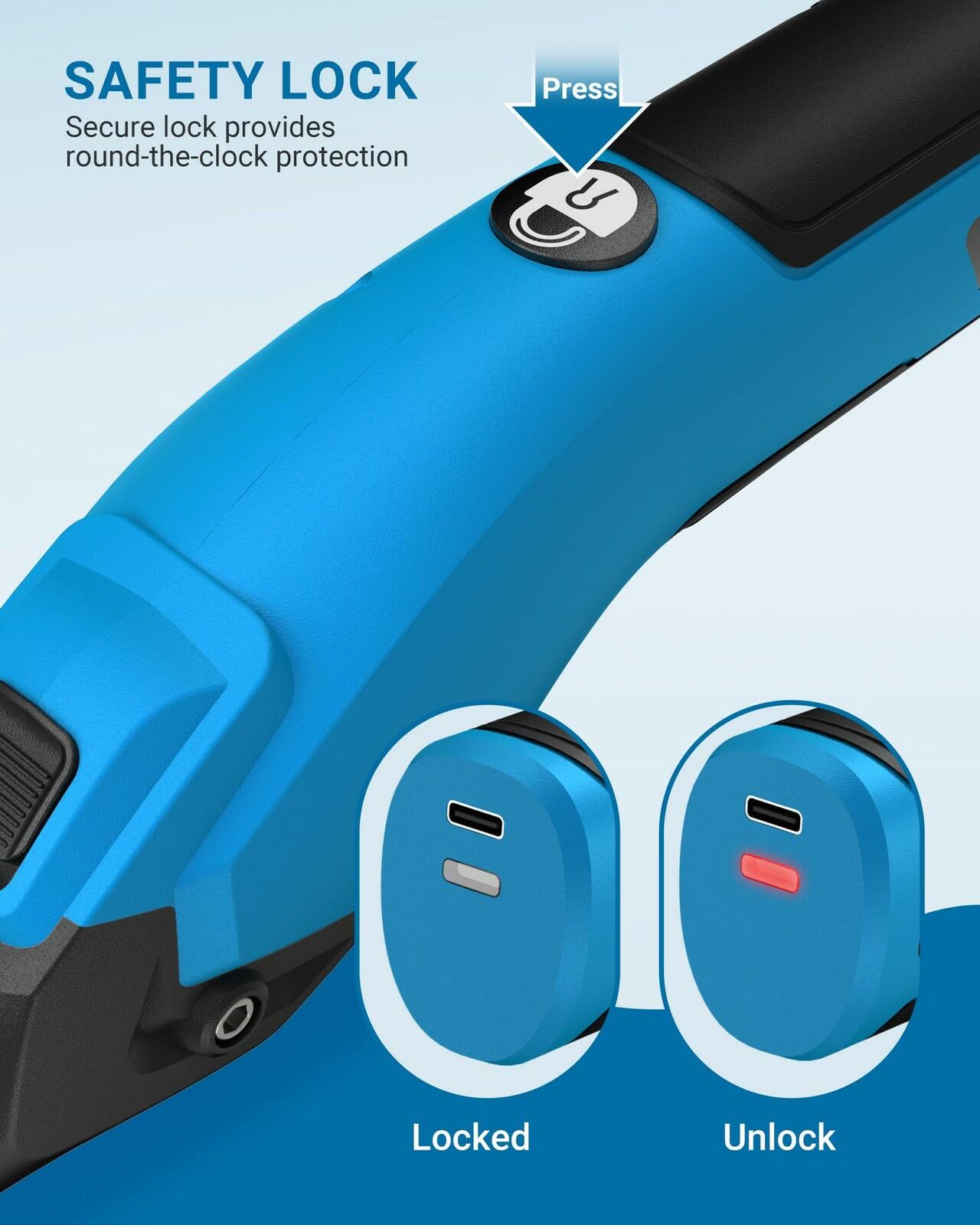 VLOXO Cordless Cardboard Cutter, 4V Rechargeable Electric Scissors Carpet Super