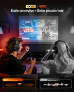 Acer 2.4GHz Flex Wireless Gaming Headset | Non-Stop 100H Battery | Dynamic 50mm