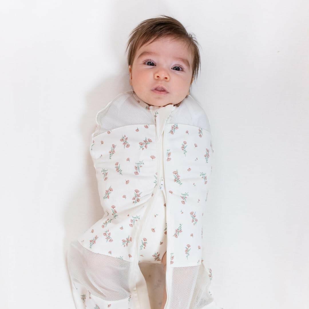 Happiest Baby Sleepea 5-Second Swaddle - 100% Organic Cotton Baby Swaddle