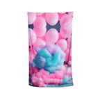 WURTON Red Cotton Candy Print Comfort Beach Towel Your Companion Pool,Camping