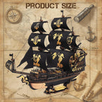 ROKR 3D Wooden Puzzle Seahorse Barque Model Kit Gift Adults Teen