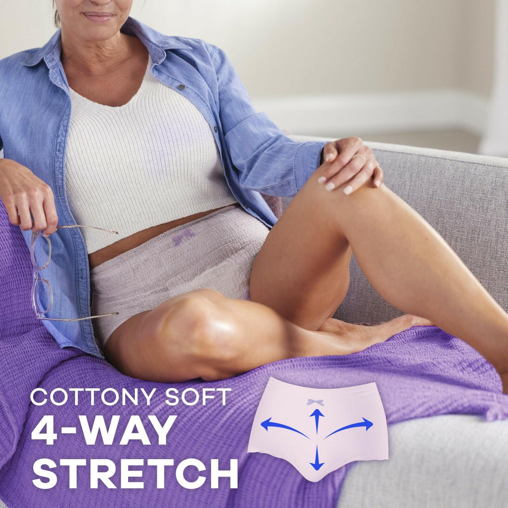 64 Count Always Discreet Adult Incontinence Underwear for Women and Postpartum