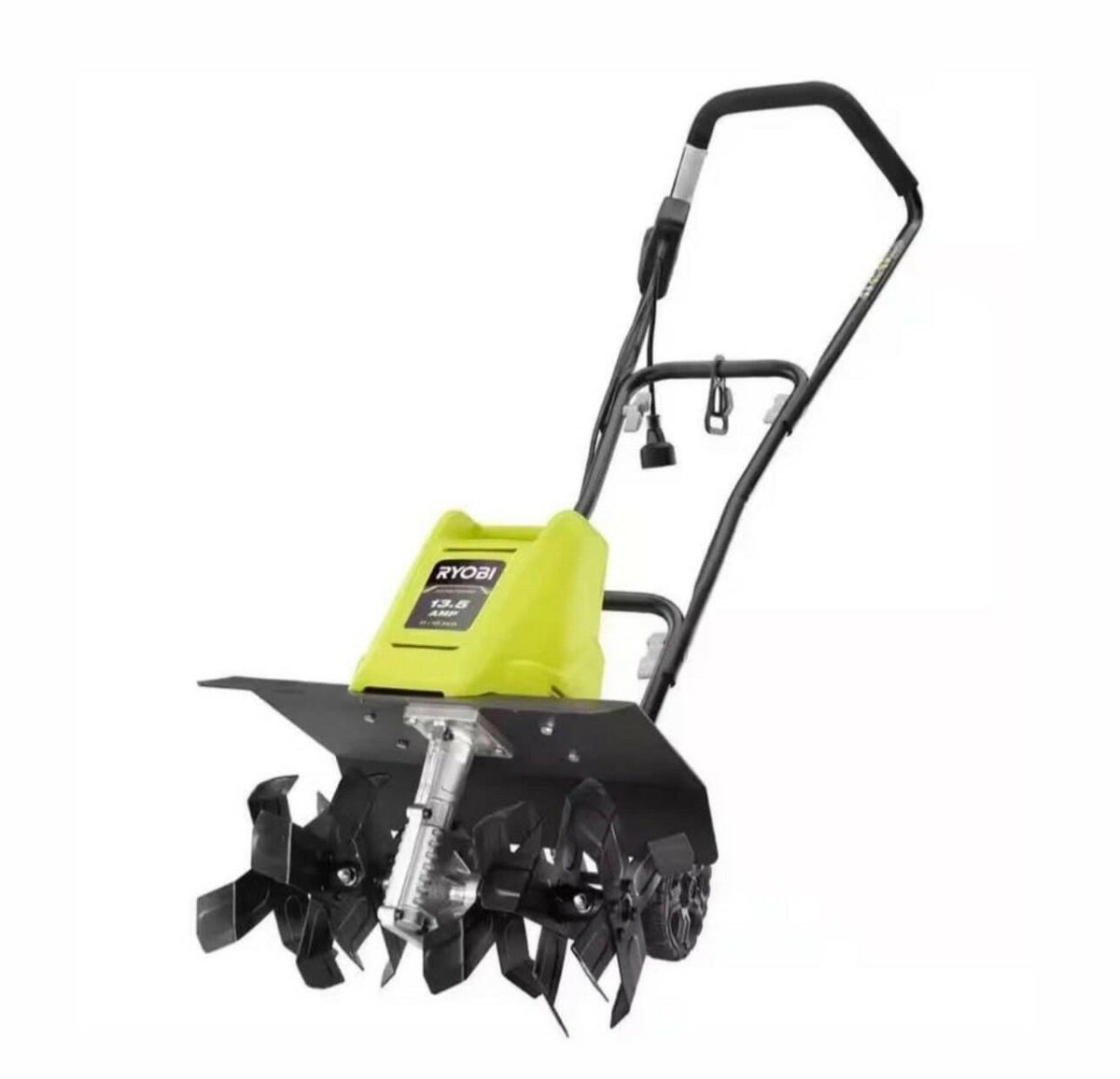 RYOBI RYAC701 Corded Electric Cultivator 13.5A 11-16 in Depth Adjustment