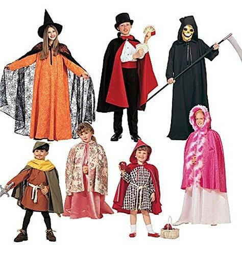 McCall's Costumes M7224, Children's Costume Cape and Tunic Sewing Pattern