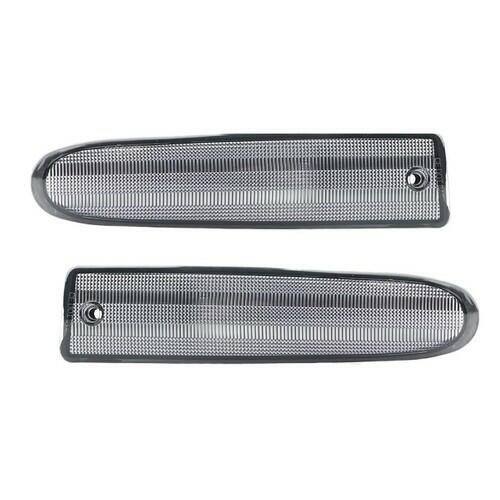 2Pcs Front Bumper Side Marker Turn Signal Light Housings For 2000-2002 for
