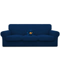 Easy-Going 100% Dual Waterproof 4 Pieces Stretch Soft Couch Cover for Dogs, Sofa