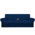 Easy-Going 100% Dual Waterproof 4 Pieces Stretch Soft Couch Cover for Dogs, Sofa