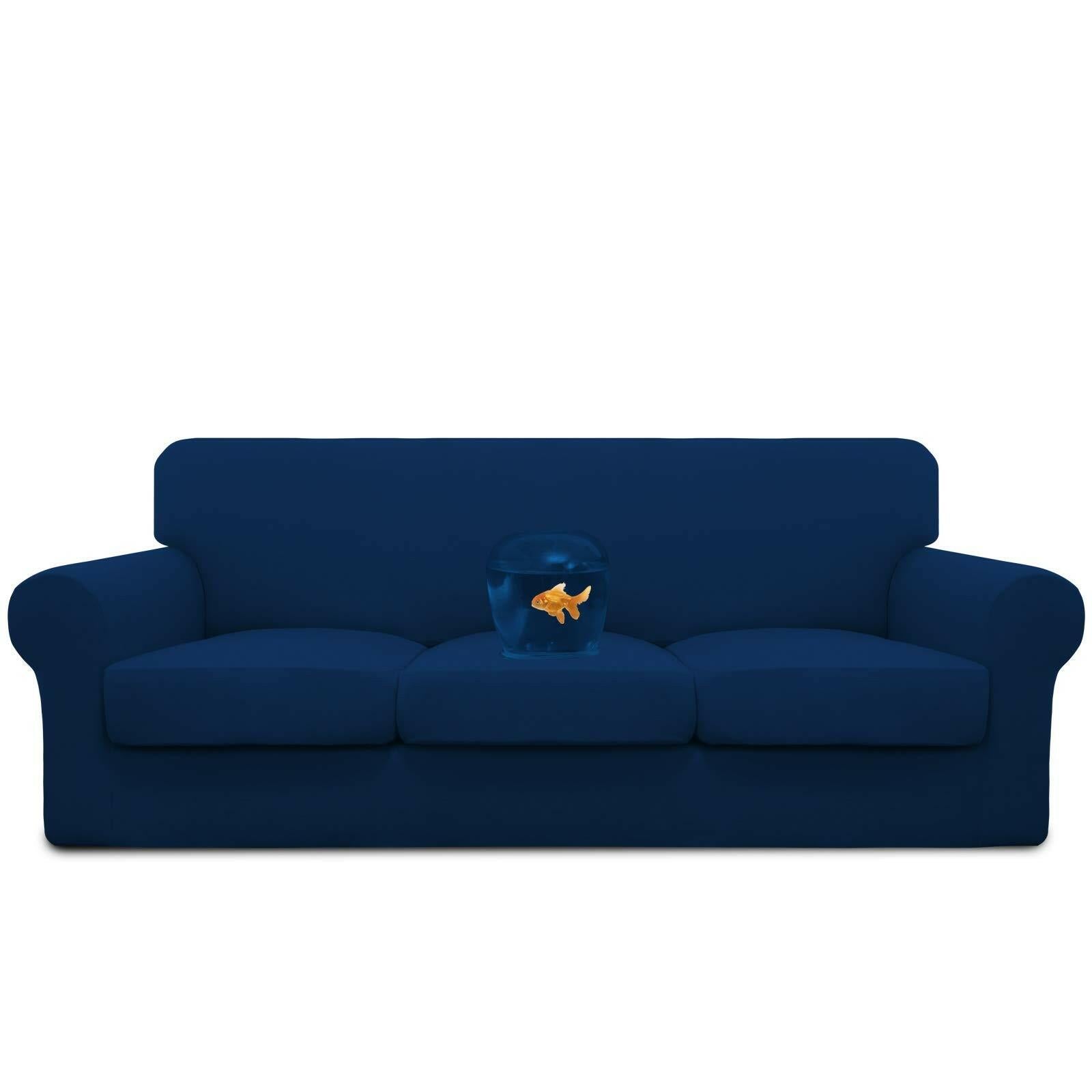 Easy-Going 100% Dual Waterproof 4 Pieces Stretch Soft Couch Cover for Dogs, Sofa