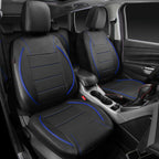 CAR PASS Universal FIT Piping Leather Car Seat Cover, for suvs,Van,Trucks,Airbag