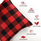 Thmyo 16x16inch  4-Pack Buffalo Check Plaid Throw Pillow Covers Farmhouse Rustic