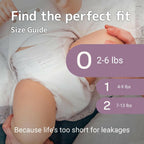 96 Count Bambo Nature Hypoallergenic Dream Baby Diapers,  Size 0, Premium