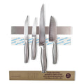 Hamletoff Premium Magnetic Knife Strip for Wall no Drilling – 12 Inch Stainless