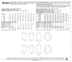 McCall's Patterns M7327 Misses' Shaped Hemline Tops, A5 (6-8-10-12-14)