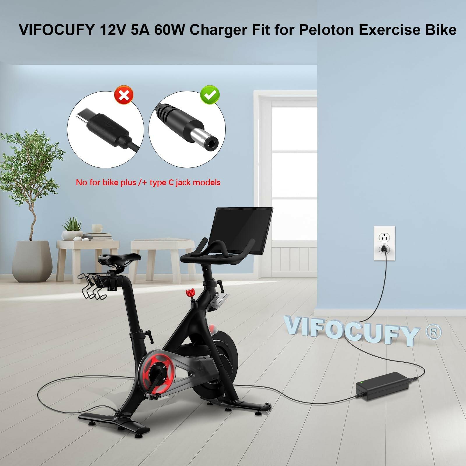 VIFOCUFY Power Cord for Peloton Exercise Bike 12V 4.17A Power Supply Charger