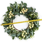 JINGHONG Eucalyptus Wreaths for Front Door 20 Inch Green Home Decor for Wall
