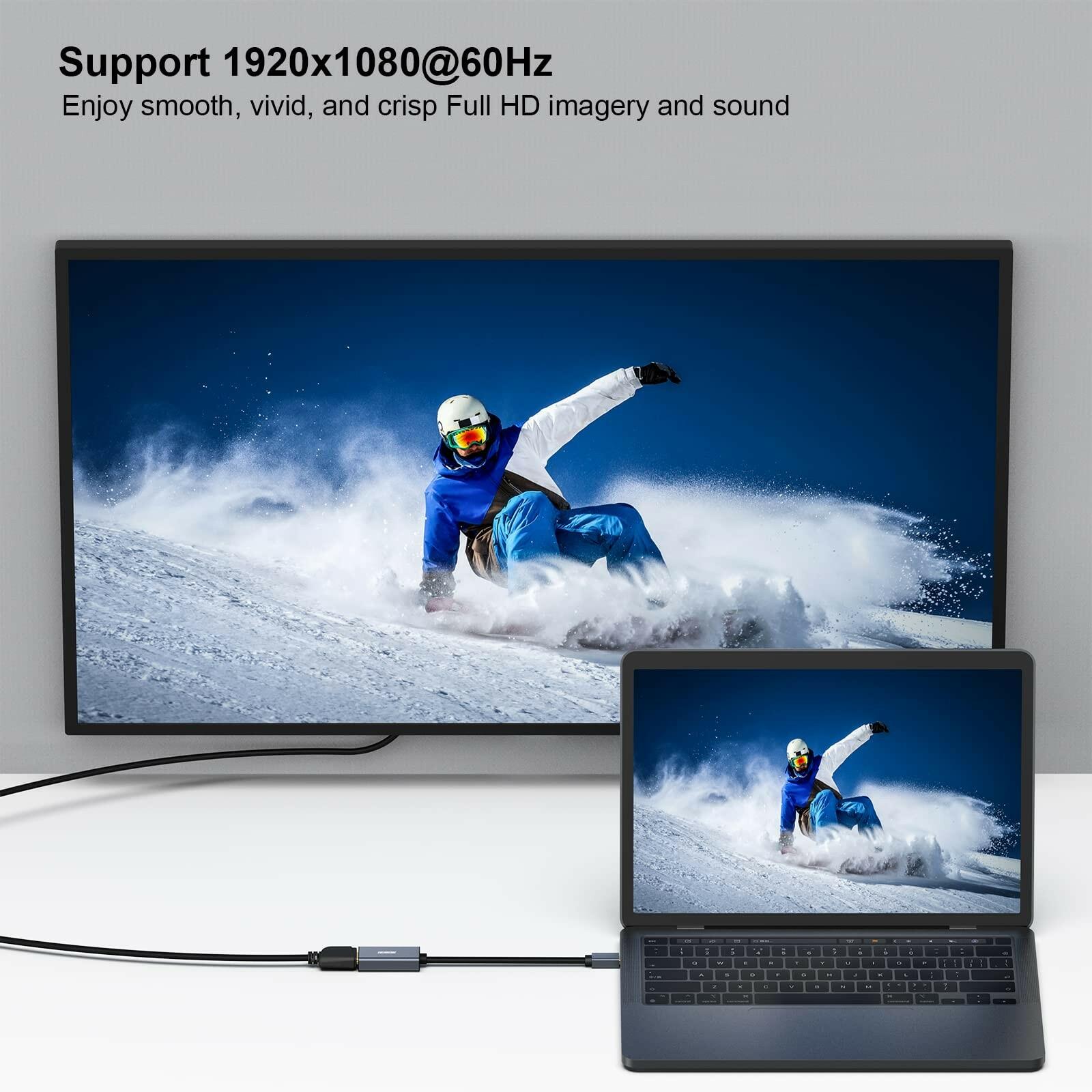 BENFEI Mini DisplayPort to HDMI Adapter 4K, Thunderbolt 2 to HDMI Adapter