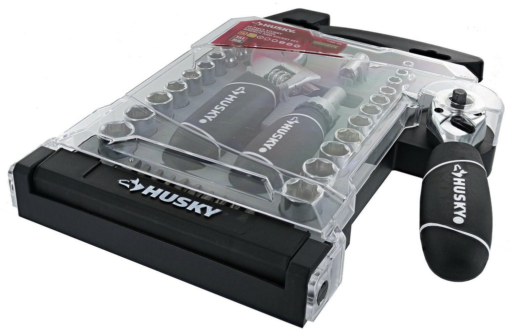 Husky Stubby Wrench and Socket Set (46-Piece)-H46PCSTS