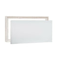 PIXY 30x40 Stretched Canvas & Floater Frame Distressed White 1.5" Landscape