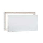 PIXY 30x40 Stretched Canvas & Floater Frame Distressed White 1.5" Landscape