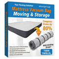 Storage Logic Foam Mattress Vacuum Bag for Moving, Storage, Vacuum Seal Mattress