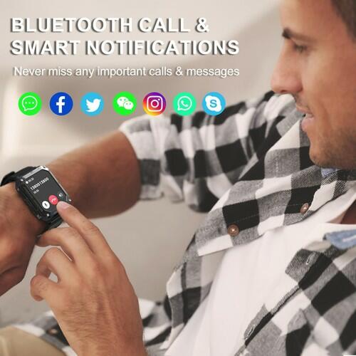 YoimJoyFun Smart Watch for Men,Rugged 1.83" Smartwatch(Answer/Make Call),