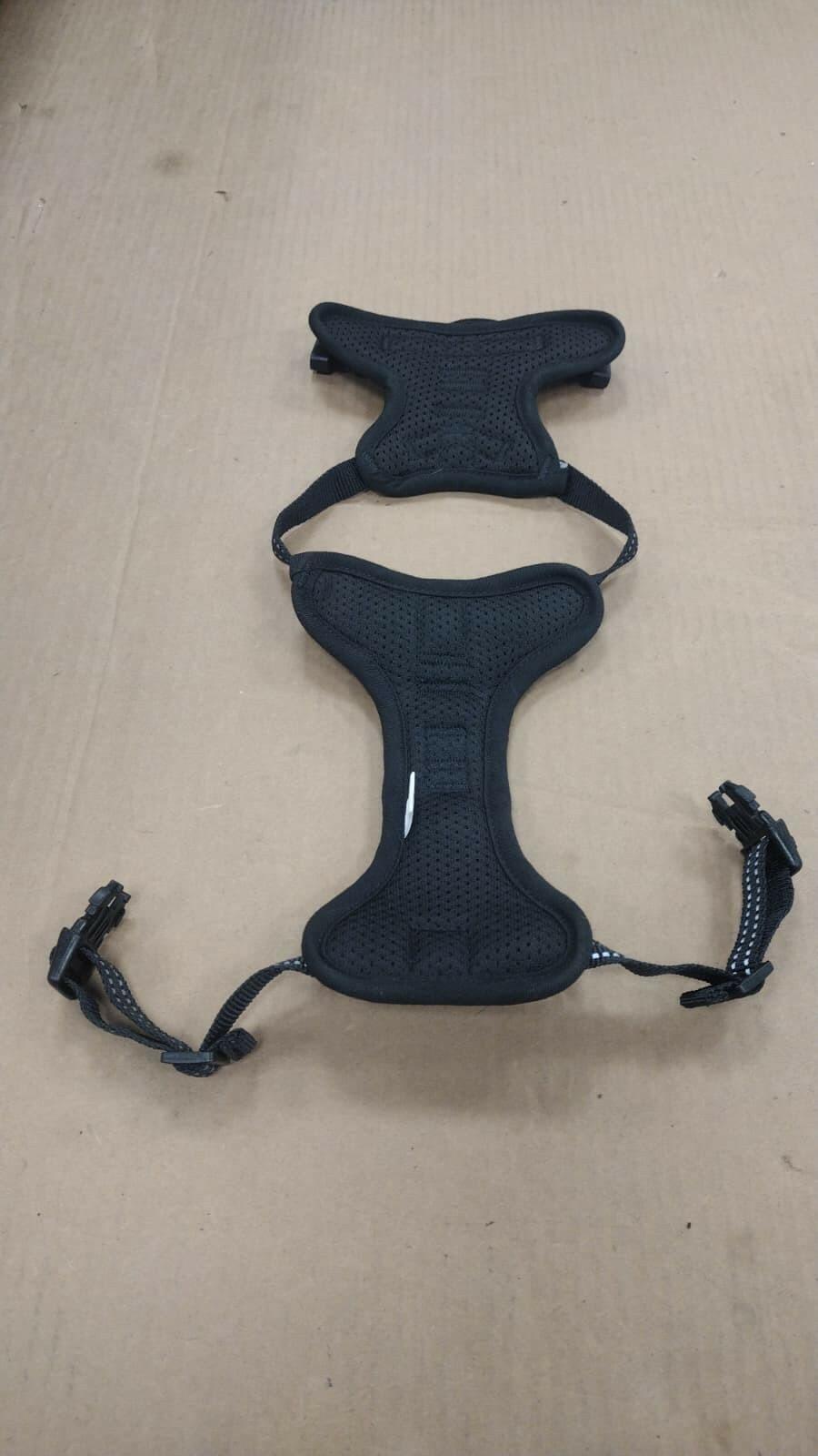 Size XS rabbitgoo Dog Harness No Pull Small Dogs 2 Leash Clips Black