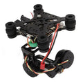 Halearo Brushless 3 Axes Camera Stabilizer Lightweight CNC Aluminum Alloy for FPV Cameras Ultra Stable Construction Black