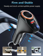 4 in 1 USB C Car Charger, 170W Multi USB Cigarette Lighter Adapter, Socket