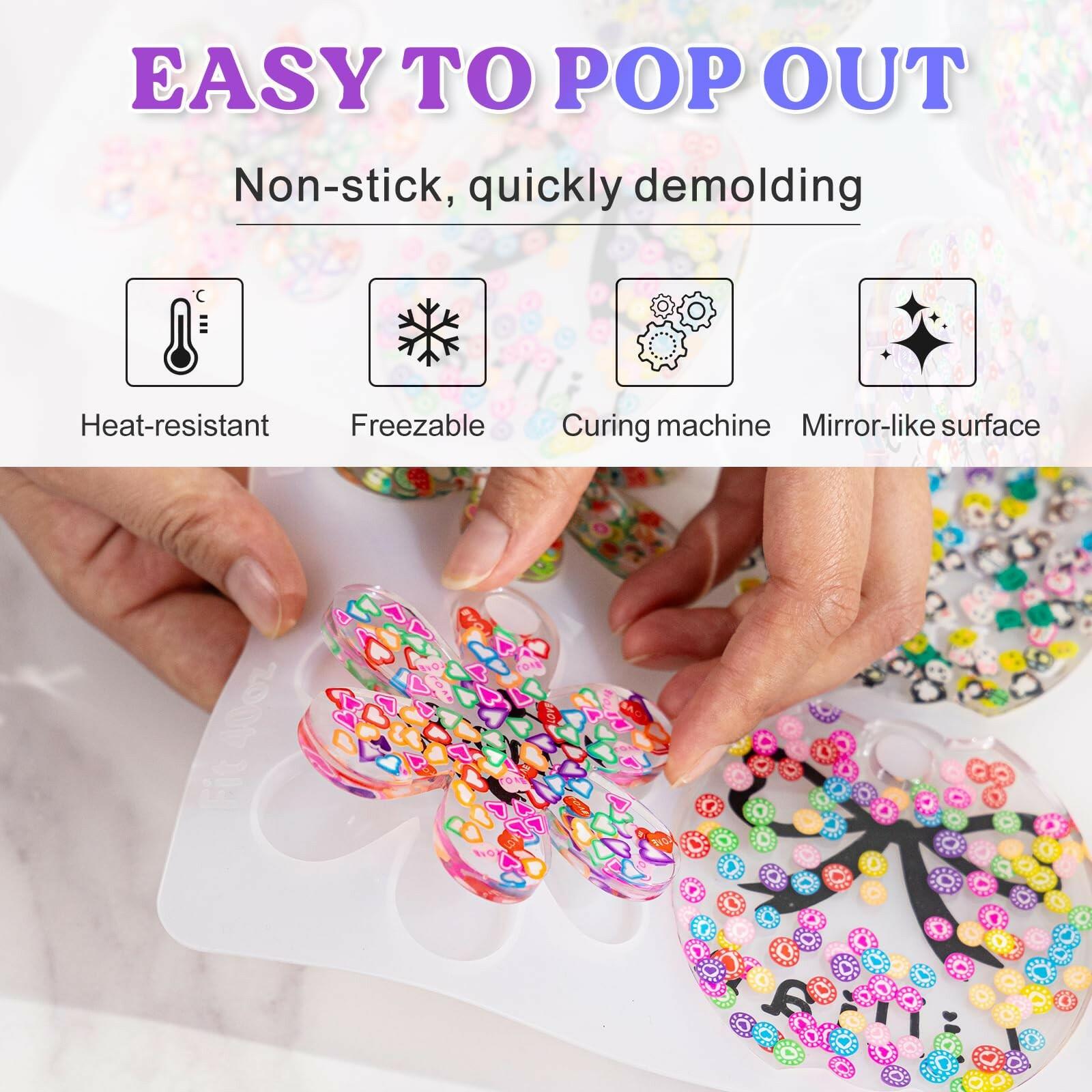 LET'S RESIN Name Plates Resin Molds for 20oz/30oz & 40oz Lid, 16 Cavities 2Pcs