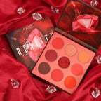 docolor Eyeshadow Palette 9Colors Red Eyeshadow Gemstone Shadow Palettes Highly