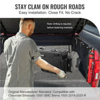 VEVOR Truck Bed Storage Box, Compatible with Chevrolet Silverado 1500 GMC Sierra