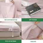 Overket 100% Egyptian Cotton Sheets Cal King Sheet Set 1000 Thread Count Sateen