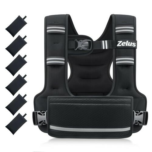 ZELUS Adjustable Weighted Vest for Women, Curve-Fit Ergonomic Workout Vest with
