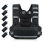 ZELUS Adjustable Weighted Vest for Women, Curve-Fit Ergonomic Workout Vest with