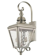 Livex Lighting 2031-01 Transitional Two Light Outdoor Wall Lantern from