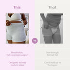 8 Count Frida Mom Women's Postpartum Underwear, Disposable Boyshort Underwear,
