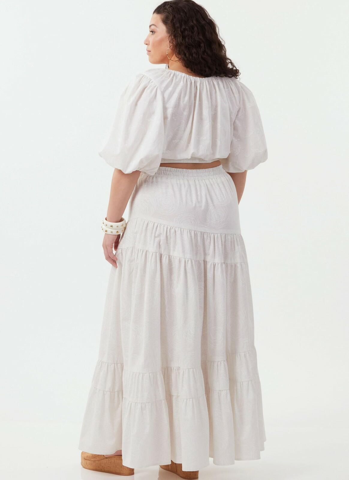 McCall's Women's Crop Tops and Asymmetric Skirts Sewing Pattern Packet, Design