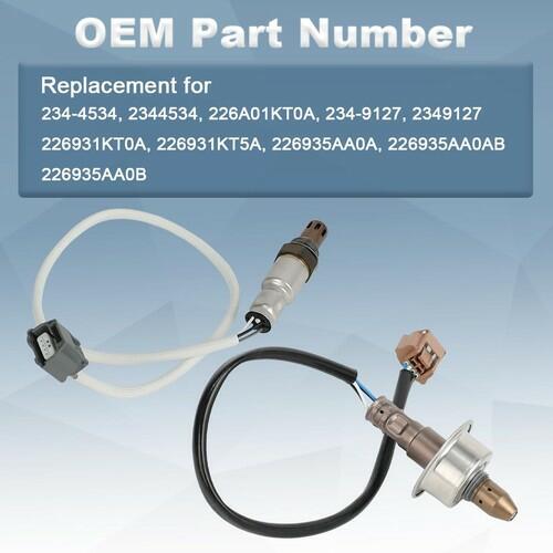 Jovbex 2Pcs Oxygen O2 Sensor Upstream Downstream Compatible with Nissan Micra 1.6L 2015, Versa 1.6L 2012-2017, Versa Note 1.6L 2014-2015 Replacement for 234-4534 2344534 226A01KT0A 234-9127 2349127