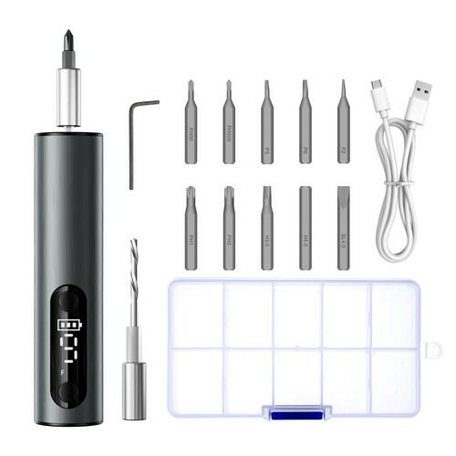 Multi-Functional Electric Screwdriver Set - Cordless Stick Drill w/Wireless
