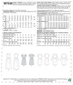 McCall's Patterns Misses' Gathered-Waist/Scoopneck Dresses
