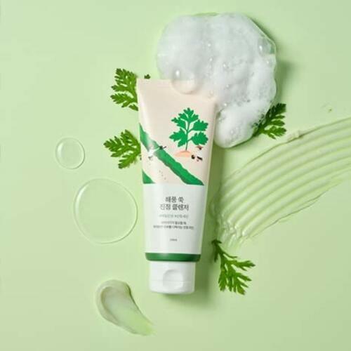 ROUND LAB Mugwort Calming Cleanser | Cleanse and calm simultaneously, Formulated