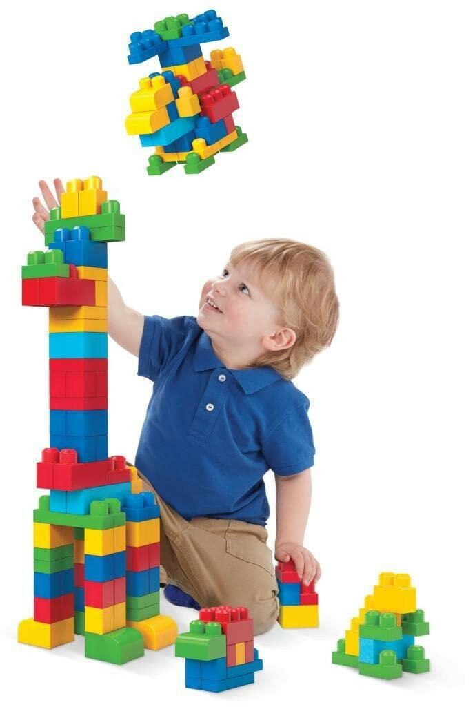 Mega Bloks First Builders Big Building Bag, 80-Piece (Classic)