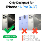 SkyEagle Compatible with Magsafe 2 in 1 Detachable iPhone 16 Pro Wallet Case