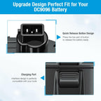 UTRBATT 18V 4500mAh DC9096 DC9098 Replacement Battery Compatible with Dewalt 18