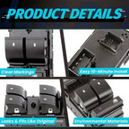 Window Switch for 2007-2014 Chevy Silverado GMC Sierra 1500 2500 3500,HHR